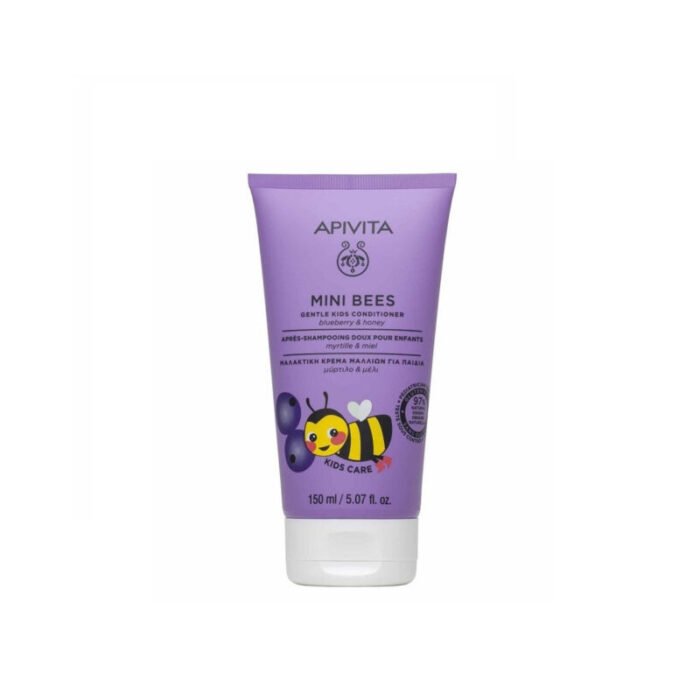 apivita mini bees gentle kids conditioner blueberry honey 150ml