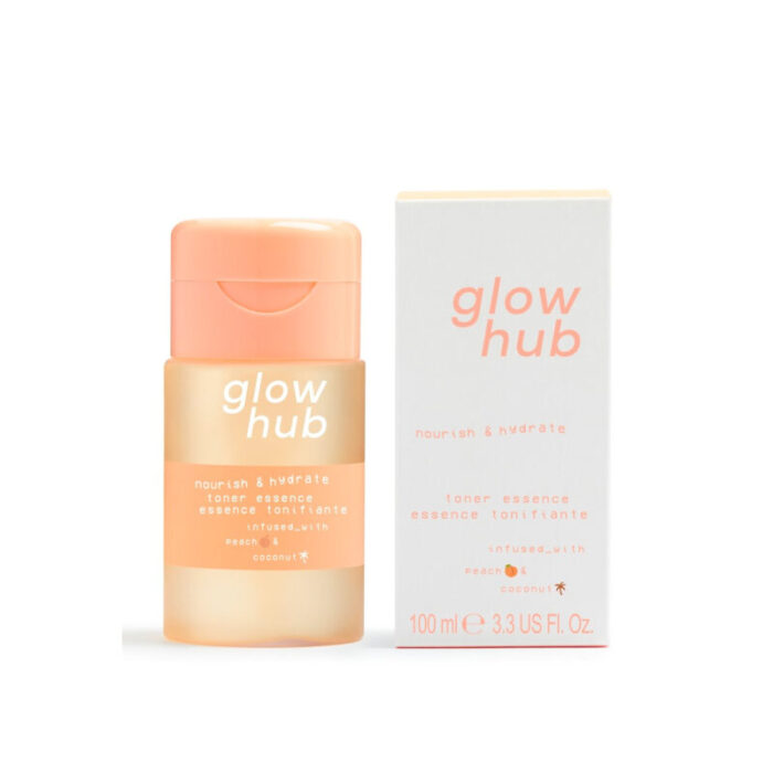 glow hub nourish hydrate toner essence 100ml