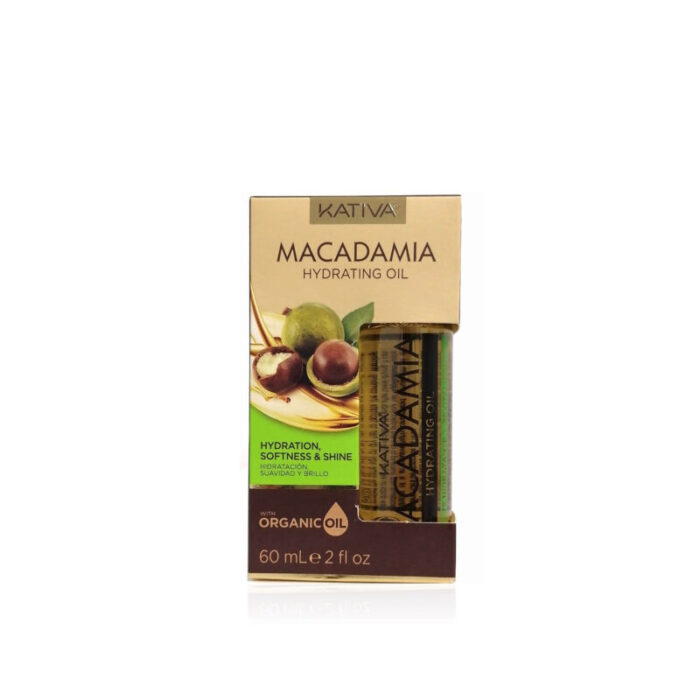 kativa macadamia hydration softness shine hydrating oil 60ml