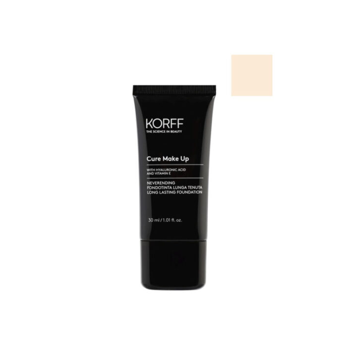 korff cure make up neverending long lasting foundation 01 30ml