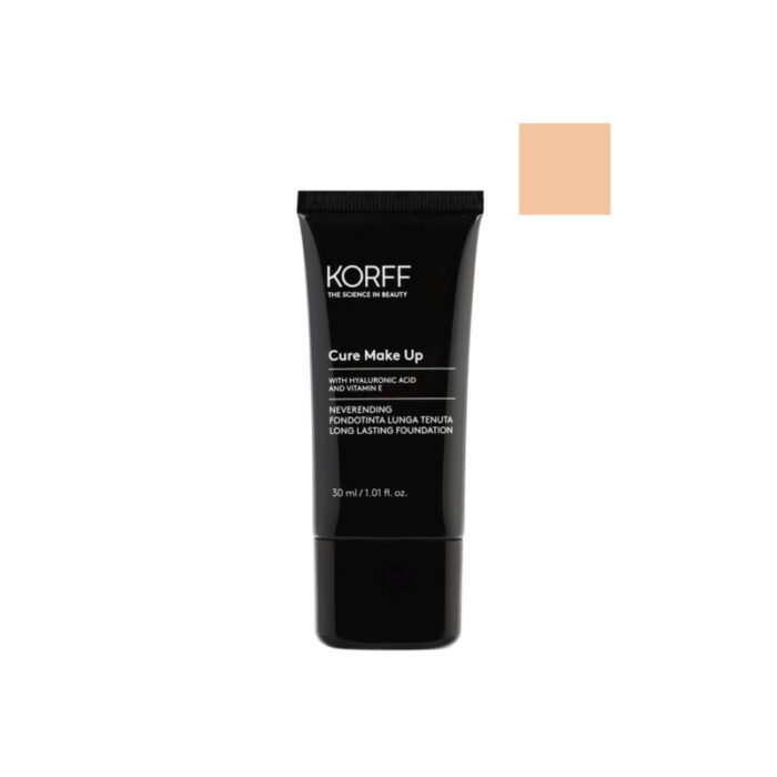 korff cure make up neverending long lasting foundation 02 30ml