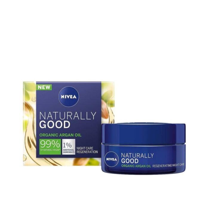 nivea naturally good regenerating night cream 50ml 1