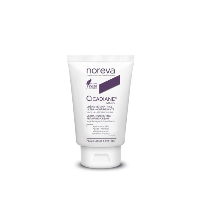 noreva cicadiane ultra nourishing repairing hand cream 50ml