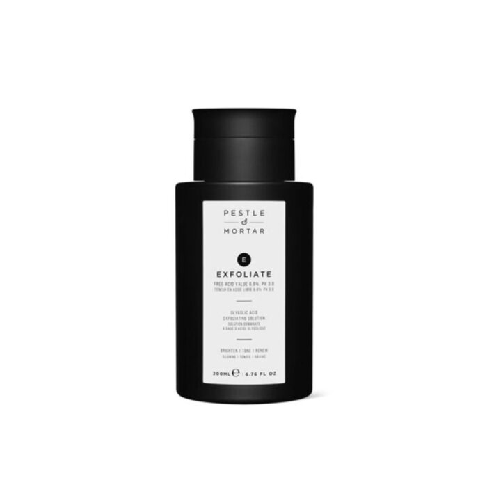 pestle mortar exfoliate glycolic acid exfoliating toner 200ml