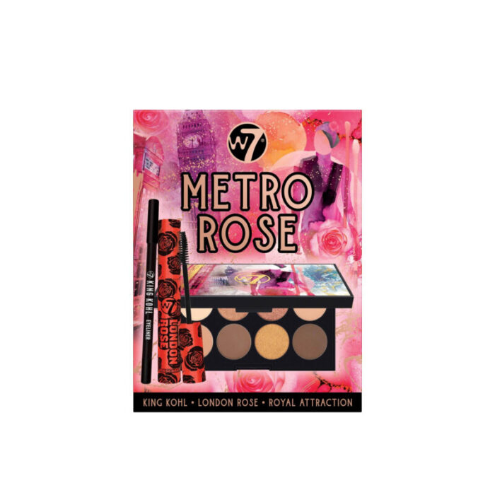 w7 metro rose gift set